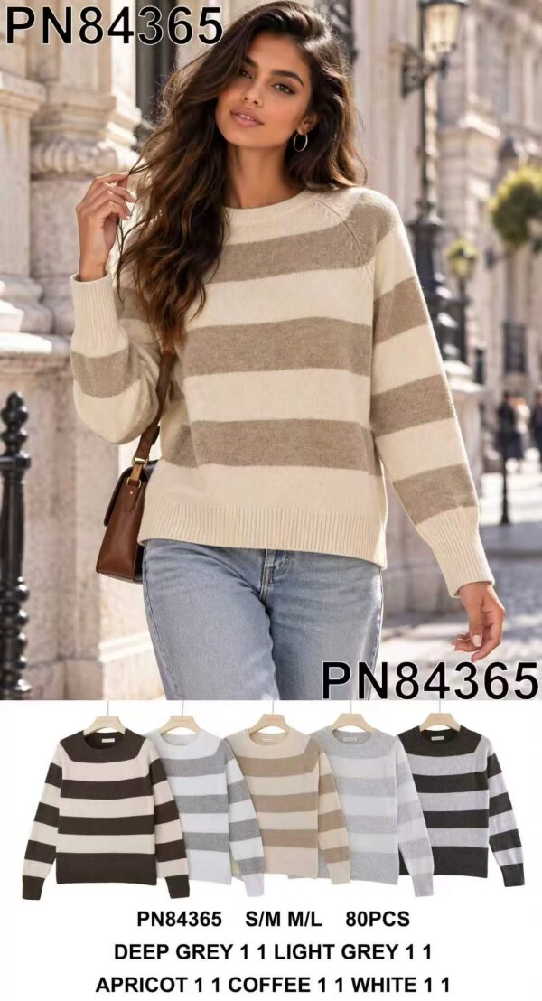 Swetry damskie (Francja produkt) Roz S/M-M/L, Mix Kolor .Paczka 10 szt