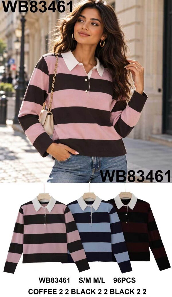 Swetry damskie (Francja produkt) Roz S/M-M/L, Mix Kolor .Paczka 10 szt