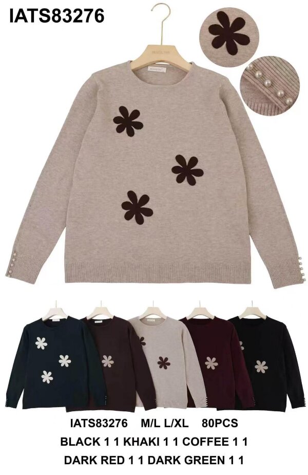 Swetry damskie (Francja produkt) Roz M/L-L/XL, Mix Kolor .Paczka 10 szt