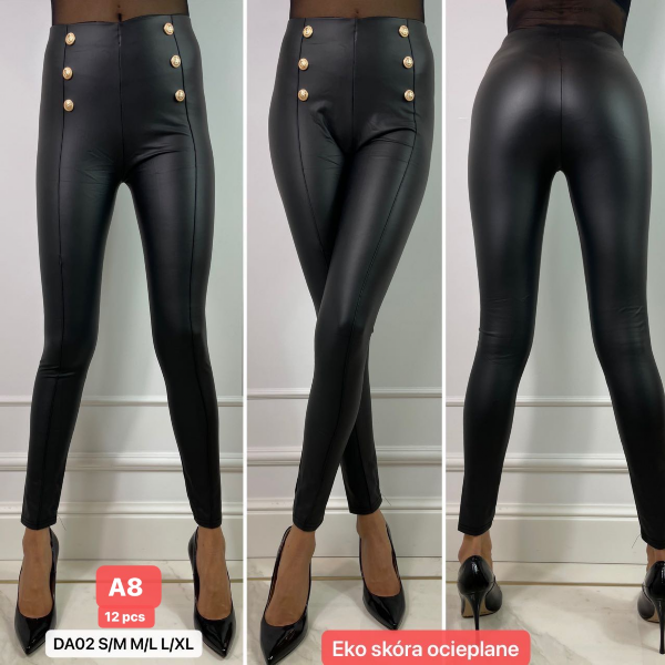 Leginsy damskie Roz S/M-M/L-L/XL,1 Kolor Paczka 12 szt