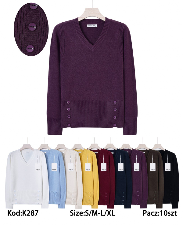 Swetry damskie Roz S/M-L/XL, Mix Kolor Paczka 10 szt