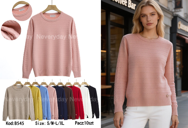 Swetry damskie Roz S/M-L/XL, Mix Kolor Paczka 10 szt