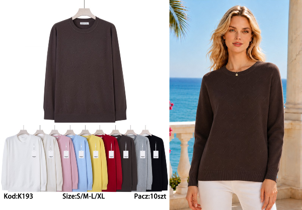 Swetry damskie Roz S/M-L/XL, Mix Kolor Paczka 10 szt