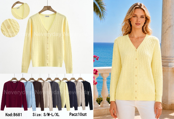 Swetry damskie Roz S/M-L/XL, Mix Kolor Paczka 10 szt