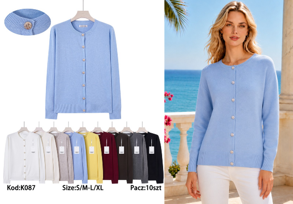 Swetry damskie Roz S/M-L/XL, Mix Kolor Paczka 10 szt